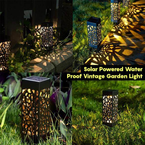 Solar Powered Waterproof Vintage Garden Light - Trendz Alley