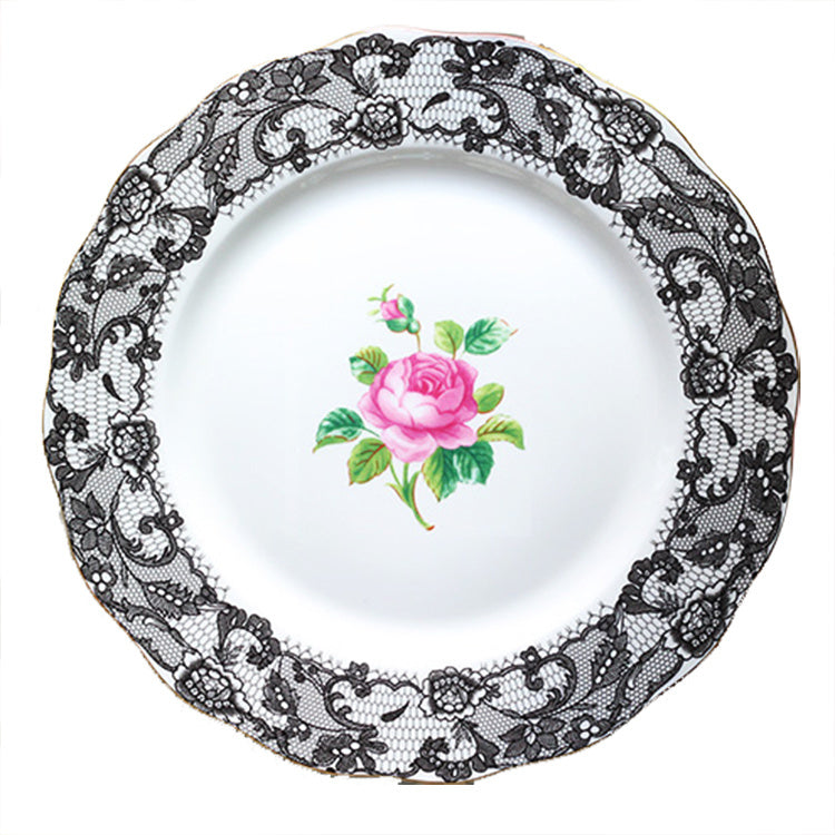 England Luxury Lace Tea Cups and Plates