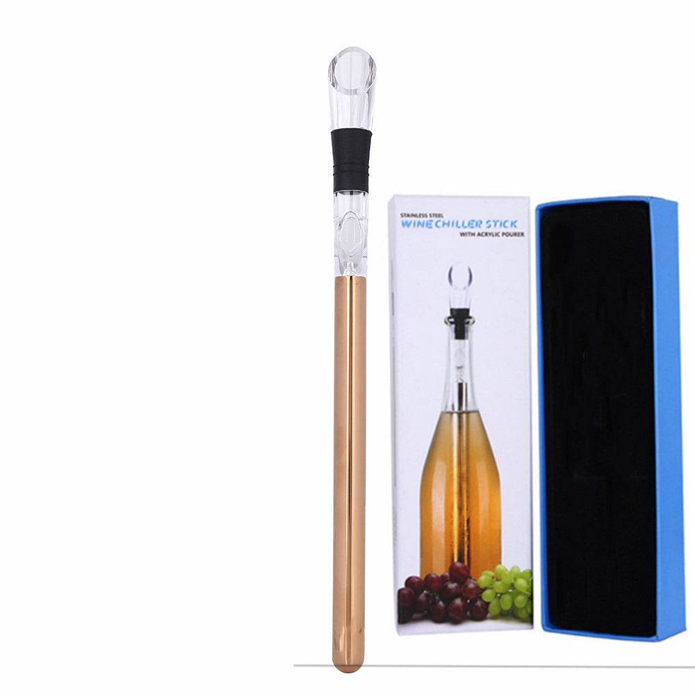 Wine Bottle Cooler Stick Wine Chilling Rod Leakproof Wine Chiller Beer Beverage Freezing Stick Bar Tools - Trendz Alley