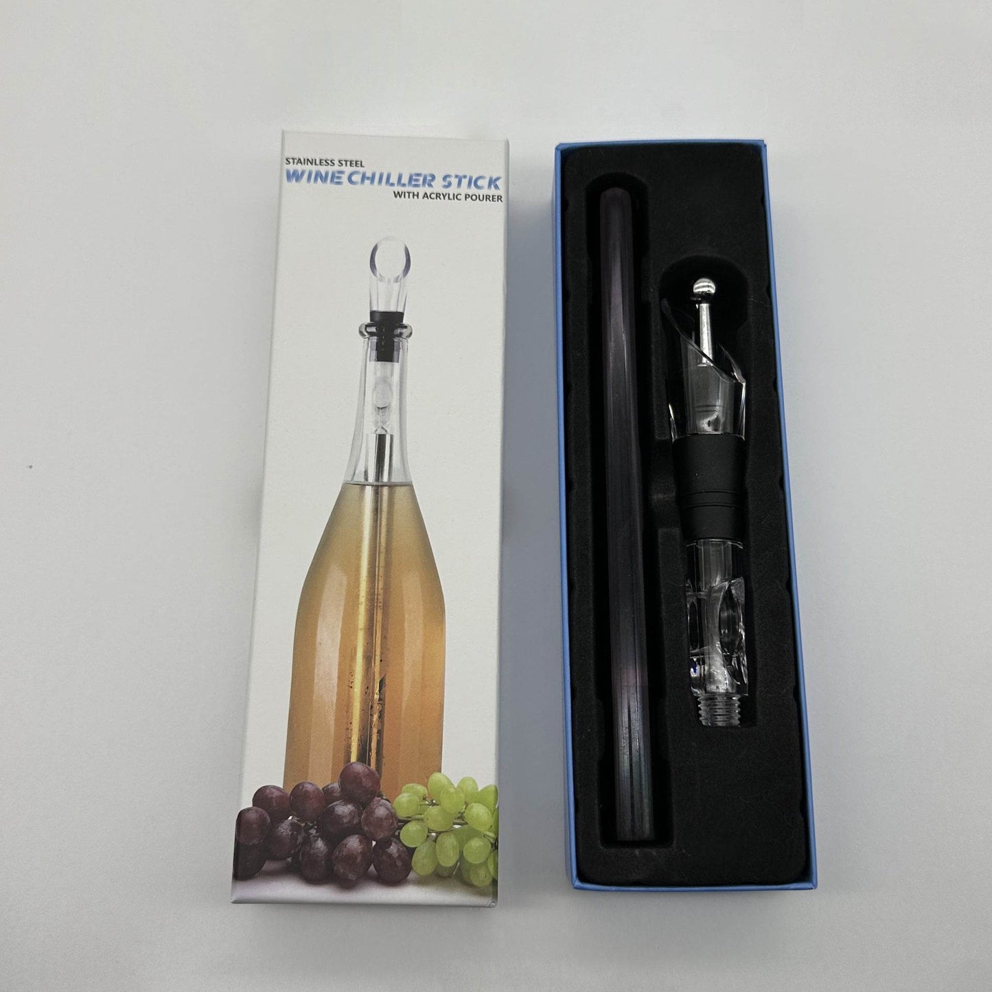 Wine Bottle Cooler Stick Wine Chilling Rod Leakproof Wine Chiller Beer Beverage Freezing Stick Bar Tools - Trendz Alley