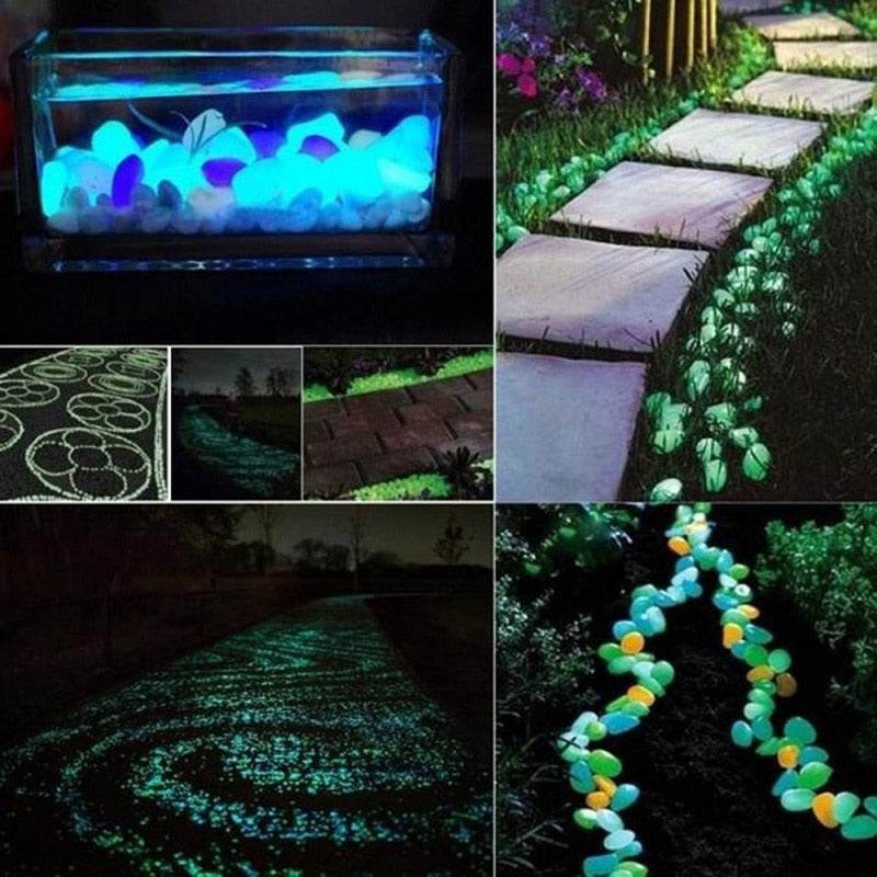 Glow in the Dark Garden Pebbles - Trendz Alley