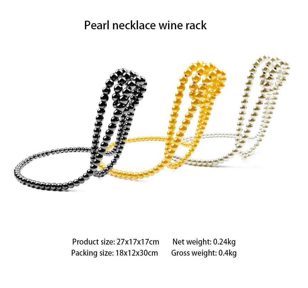 Pearl Necklace Wine Rack - Trendz Alley