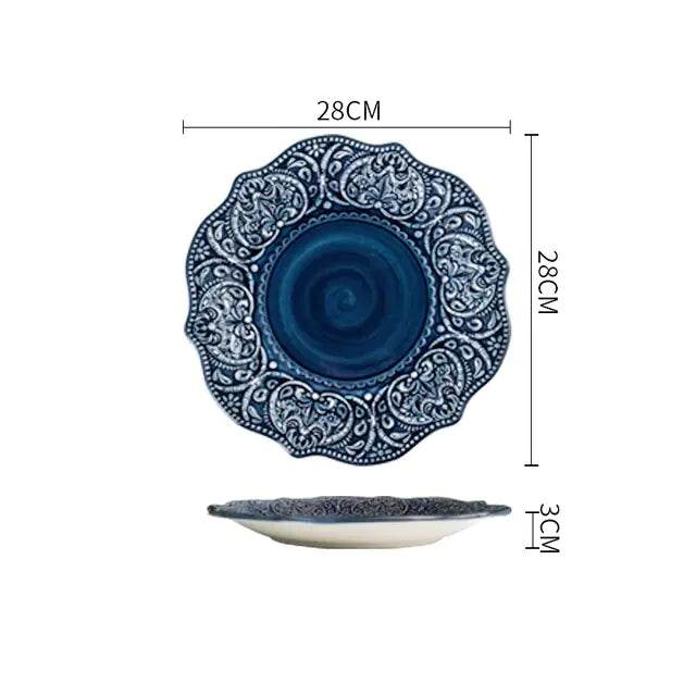 European Luxury Dinner Plates - Trendz Alley