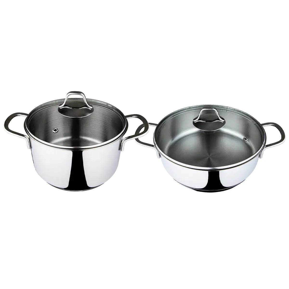 Serenk Modernist Cookware Set Saute Pan Stock Pot, 4 pcs - Trendz Alley