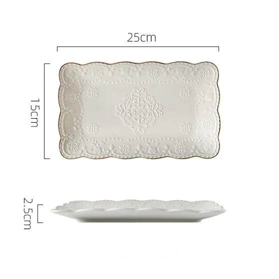 European Luxury Dinner Plates - Trendz Alley