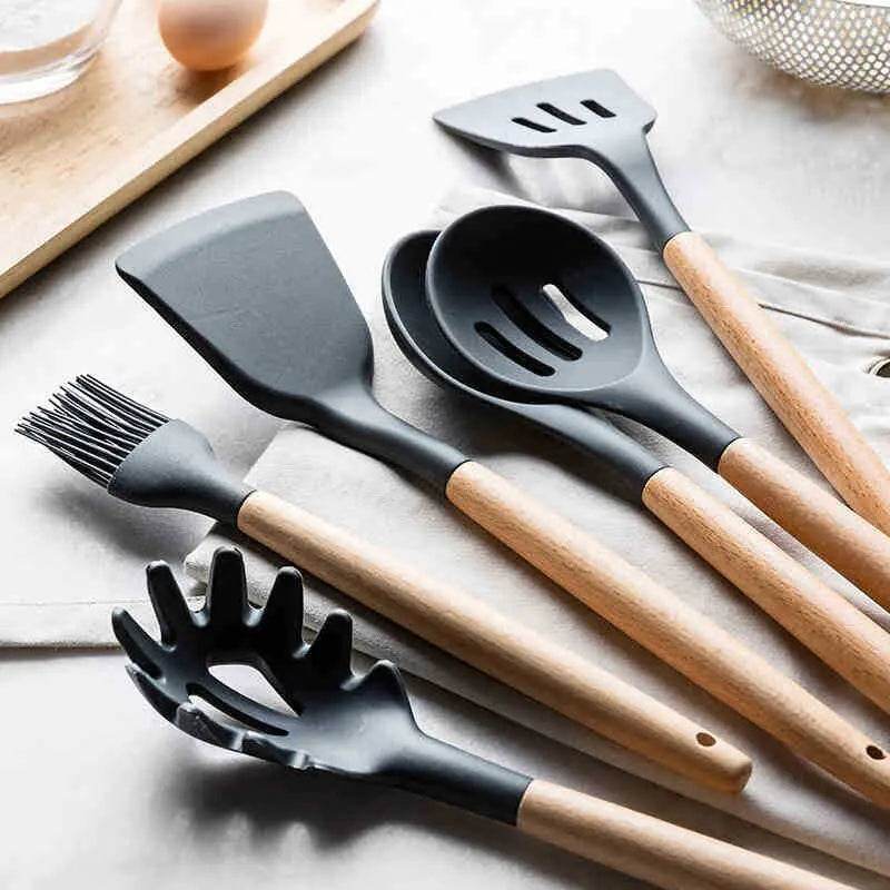 Non Stick Pot Spatula And Spoon - Trendz Alley