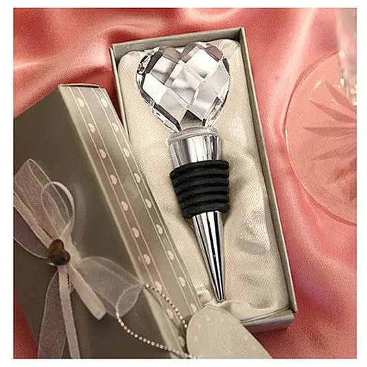 I Heart Wine Crystal Heart Wine Stopper - Trendz Alley