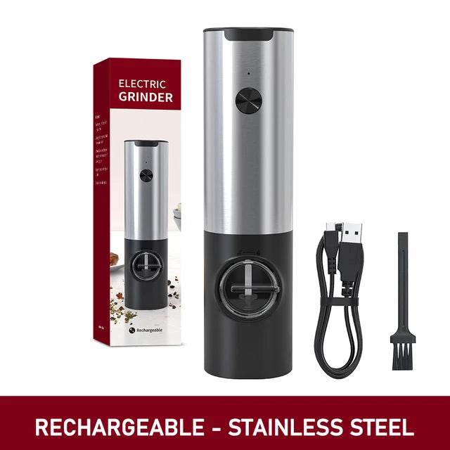 Rechargeable Electric Salt And Pepper Grinder - Trendz Alley