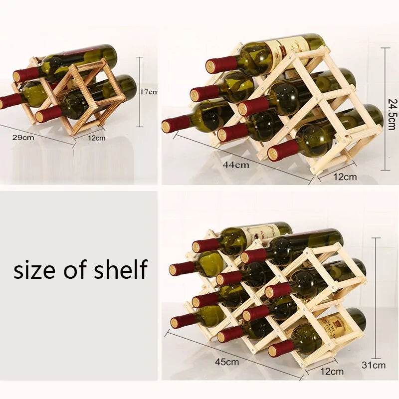 Wooden Wine Rack - Trendz Alley