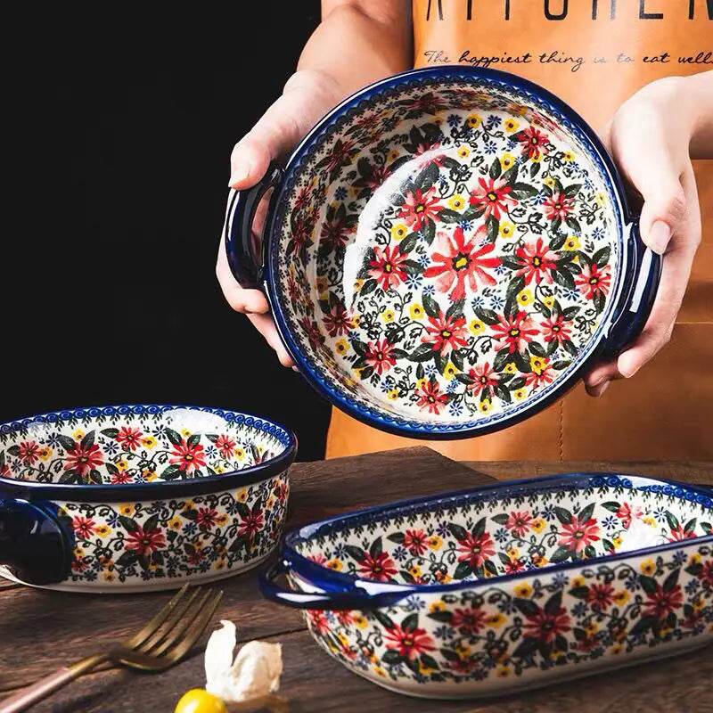 Polish Bowl and Plate Ceramic Tableware - Trendz Alley