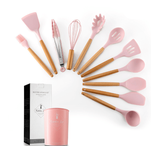 Non Stick Pot Spatula And Spoon - Trendz Alley