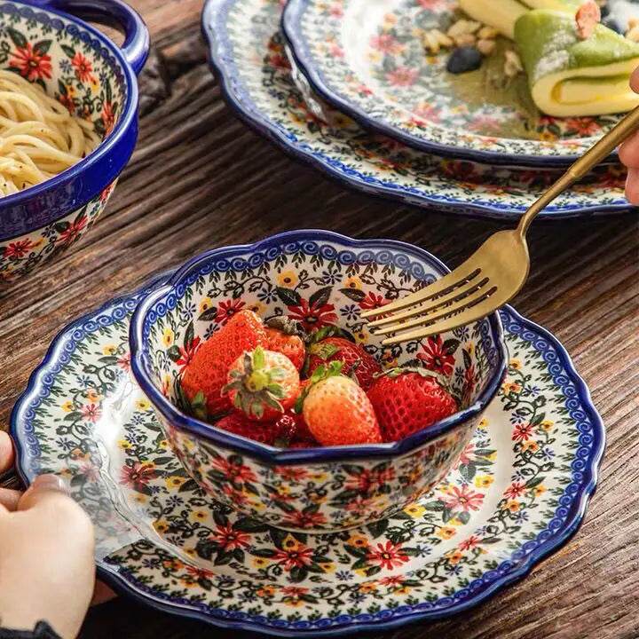 Polish Bowl and Plate Ceramic Tableware - Trendz Alley