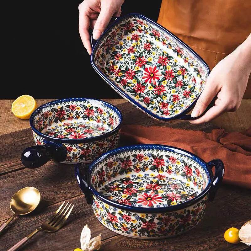 Polish Bowl and Plate Ceramic Tableware - Trendz Alley