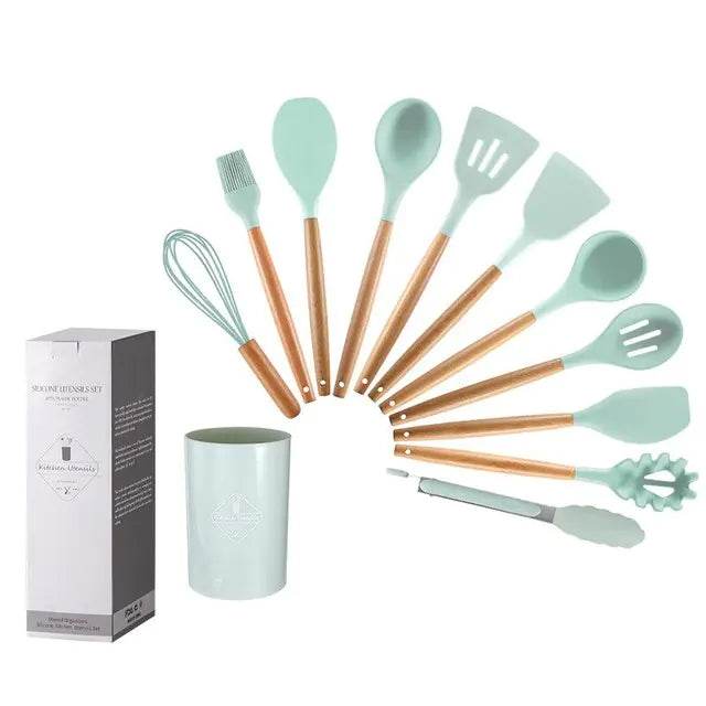 Non Stick Pot Spatula And Spoon - Trendz Alley