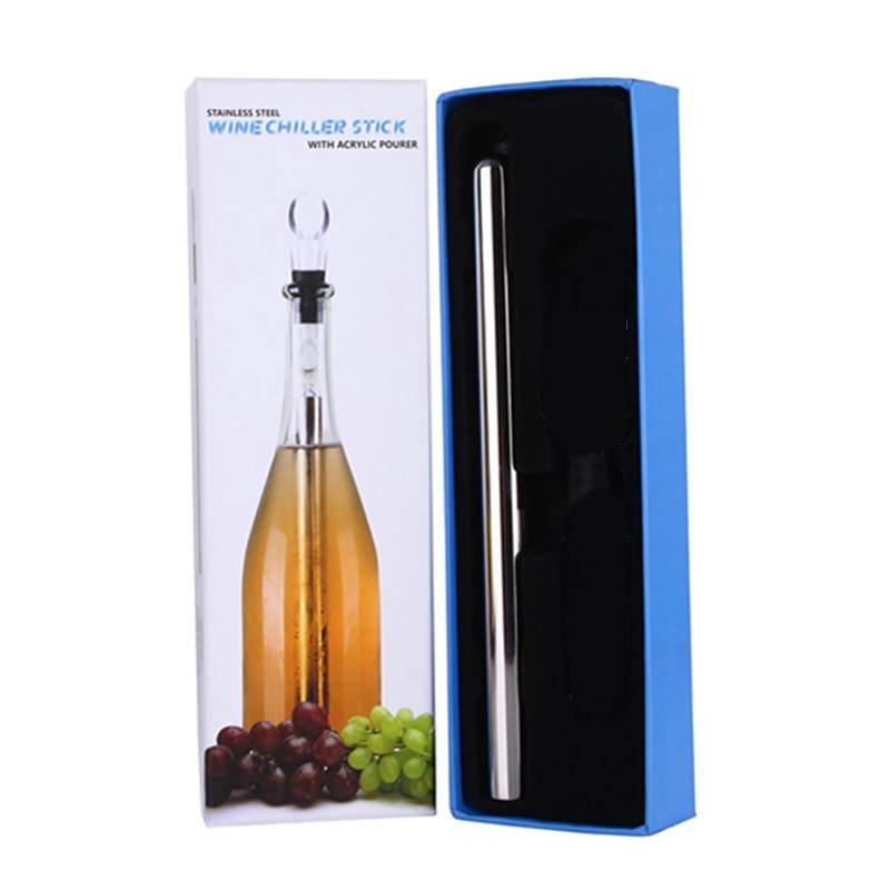 Wine Bottle Cooler Stick Wine Chilling Rod Leakproof Wine Chiller Beer Beverage Freezing Stick Bar Tools - Trendz Alley