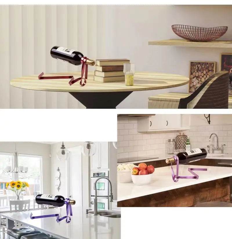 Ribbon Suspension Wine Rack - Trendz Alley