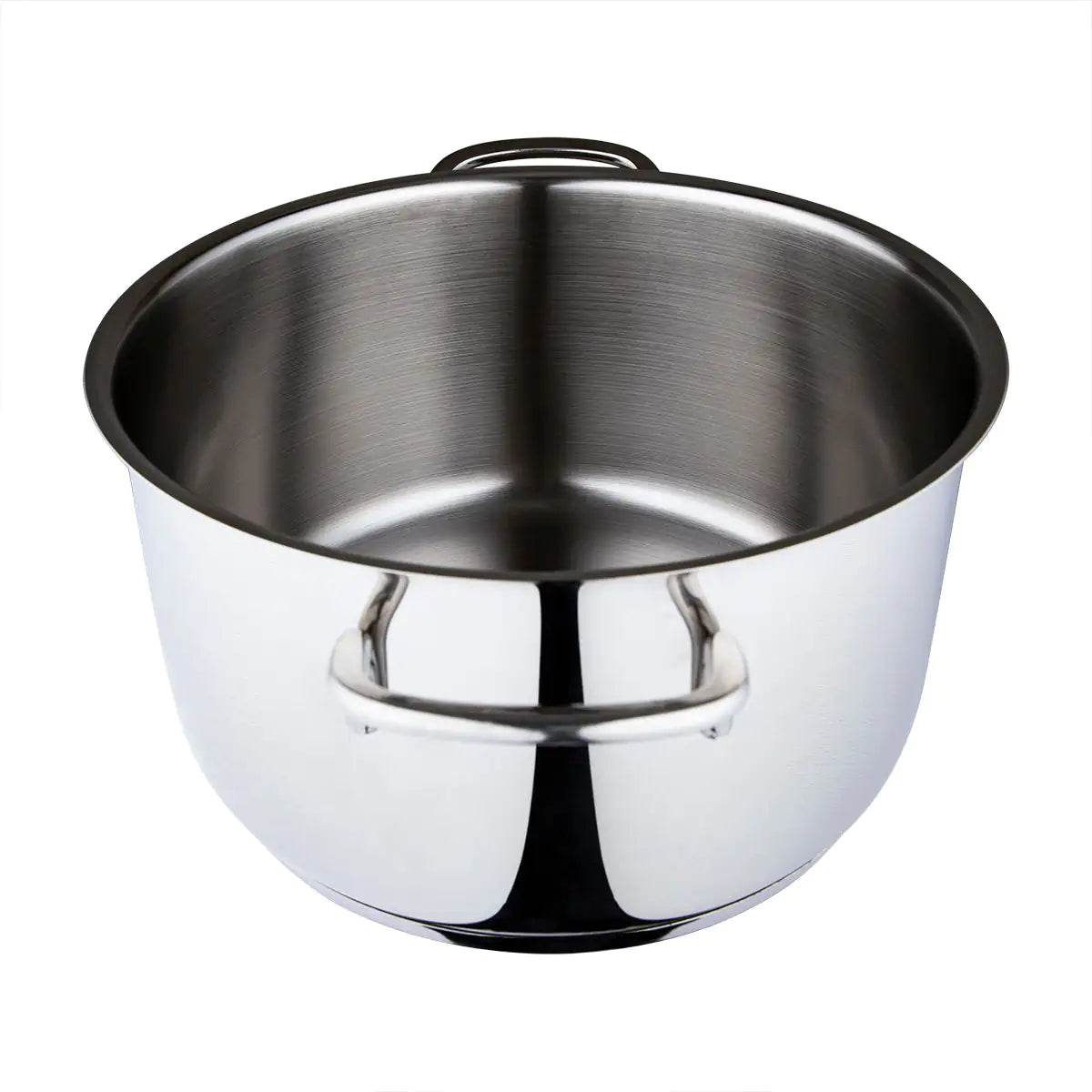 Serenk Modernist Stainless Steel Stock Pot, 24 cm - Trendz Alley