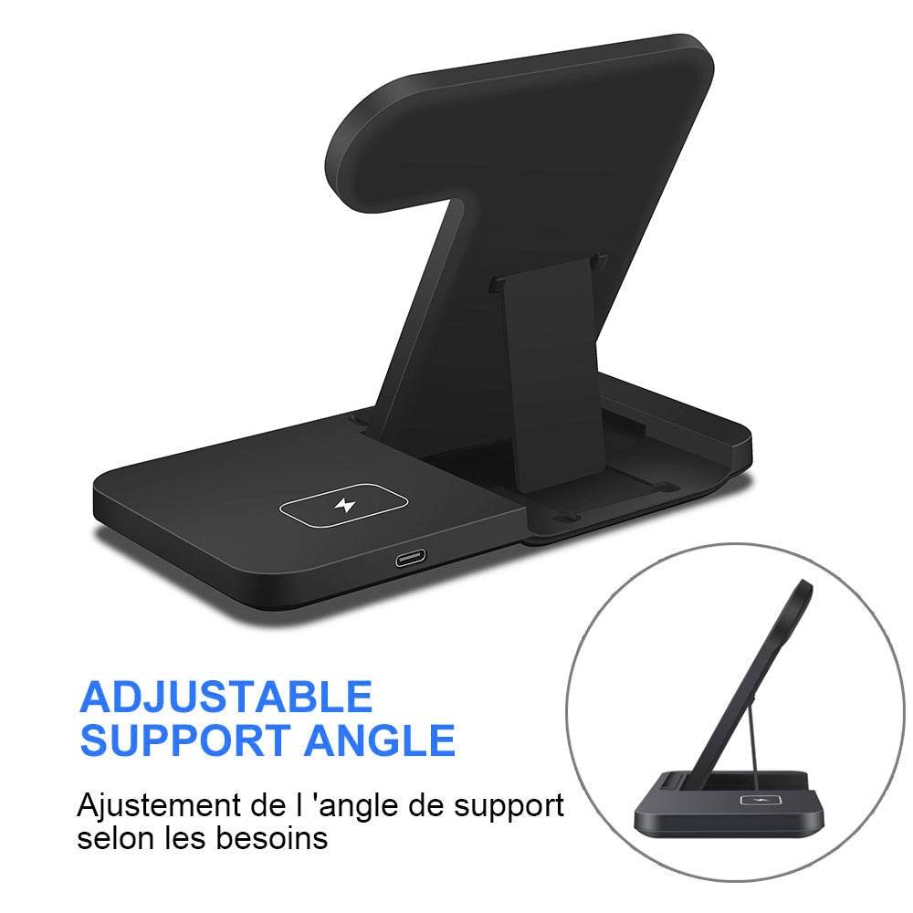 3in1 Wireless Fast Charger Dock Station - Trendz Alley