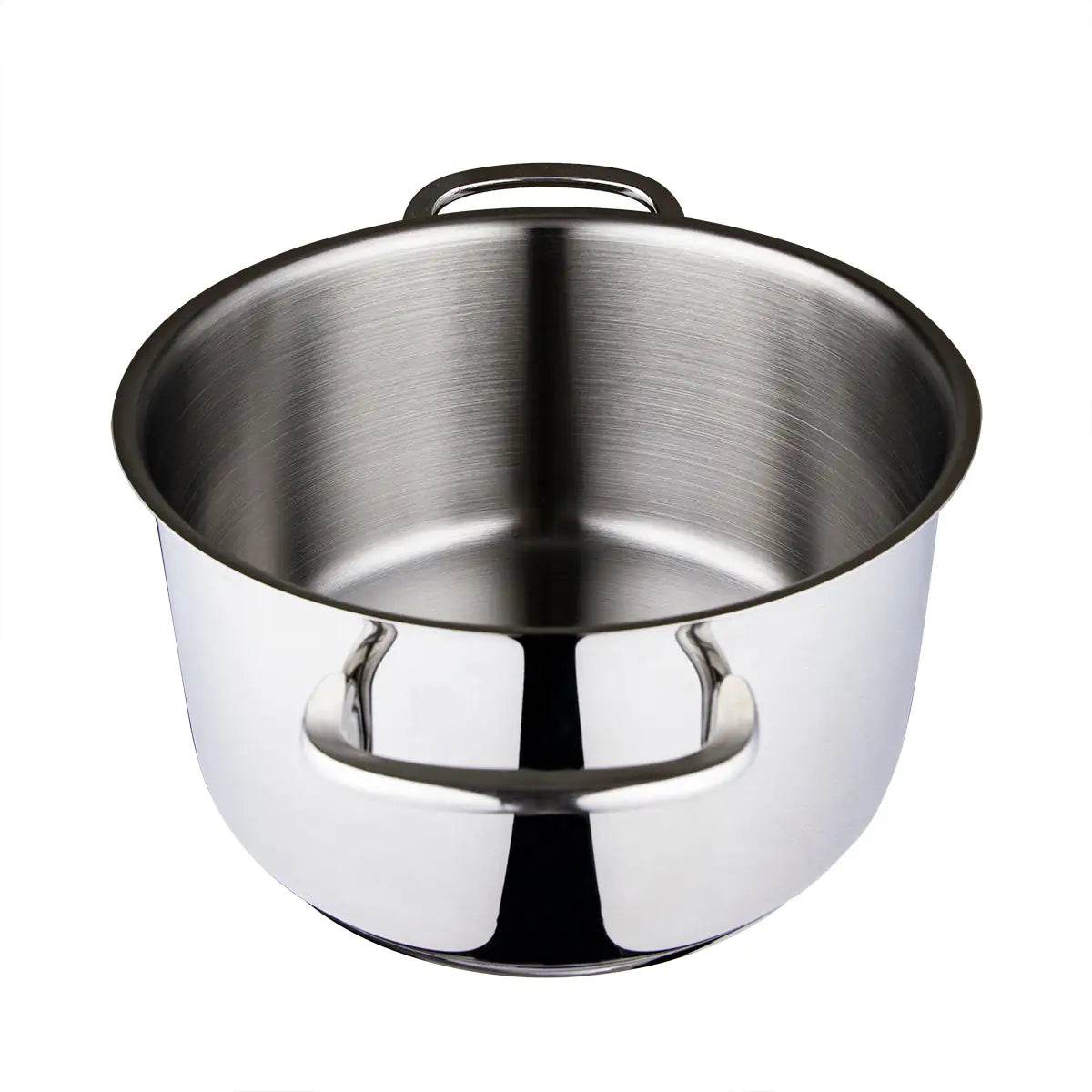 Serenk Modernist Stainless Steel Stock Pot, 20 cm - Trendz Alley