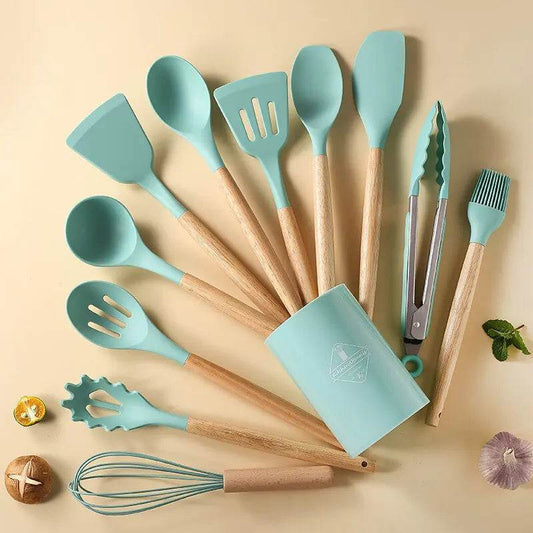 Non Stick Pot Spatula And Spoon - Trendz Alley