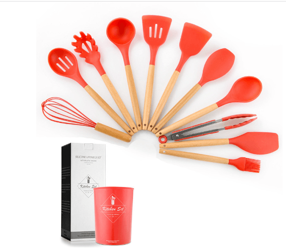 Non Stick Pot Spatula And Spoon - Trendz Alley