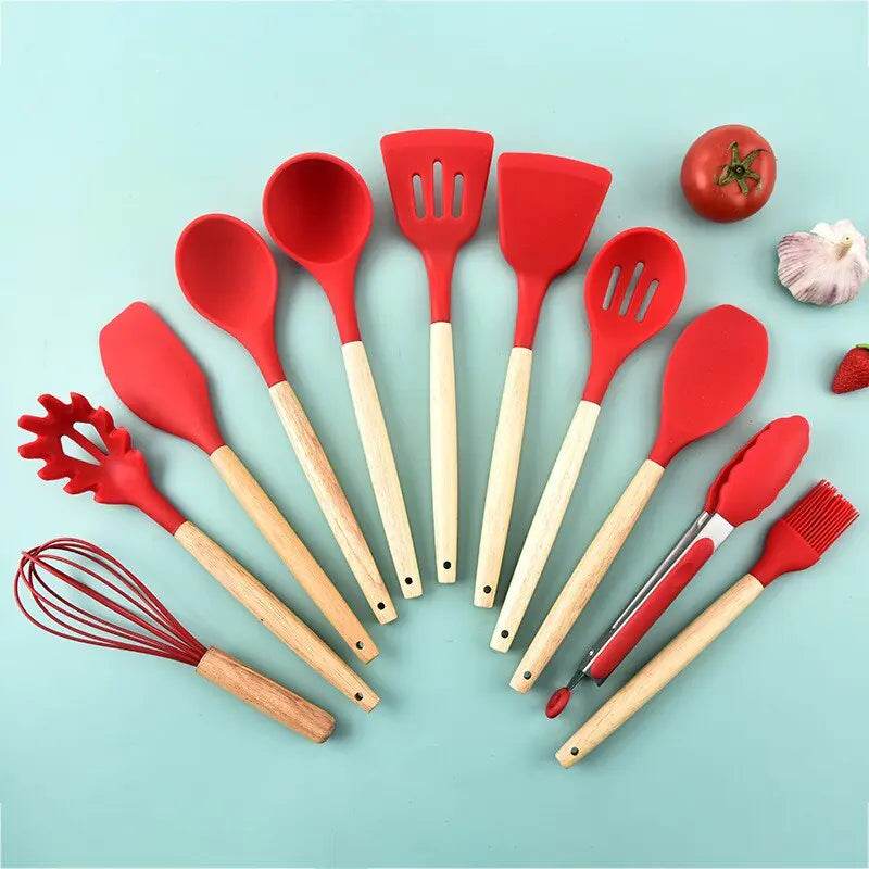 Non Stick Pot Spatula And Spoon - Trendz Alley