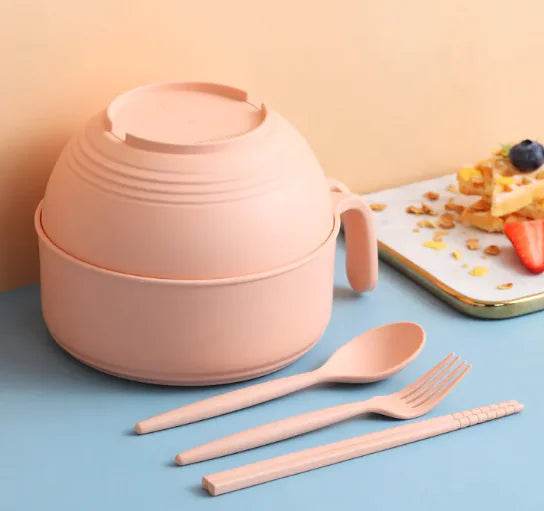 Noodle Bowl with Lid - Trendz Alley