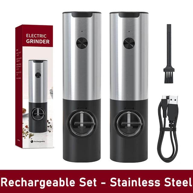 Rechargeable Electric Salt And Pepper Grinder - Trendz Alley