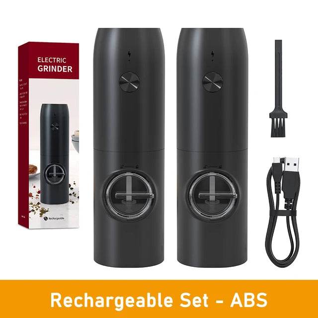 Rechargeable Electric Salt And Pepper Grinder - Trendz Alley